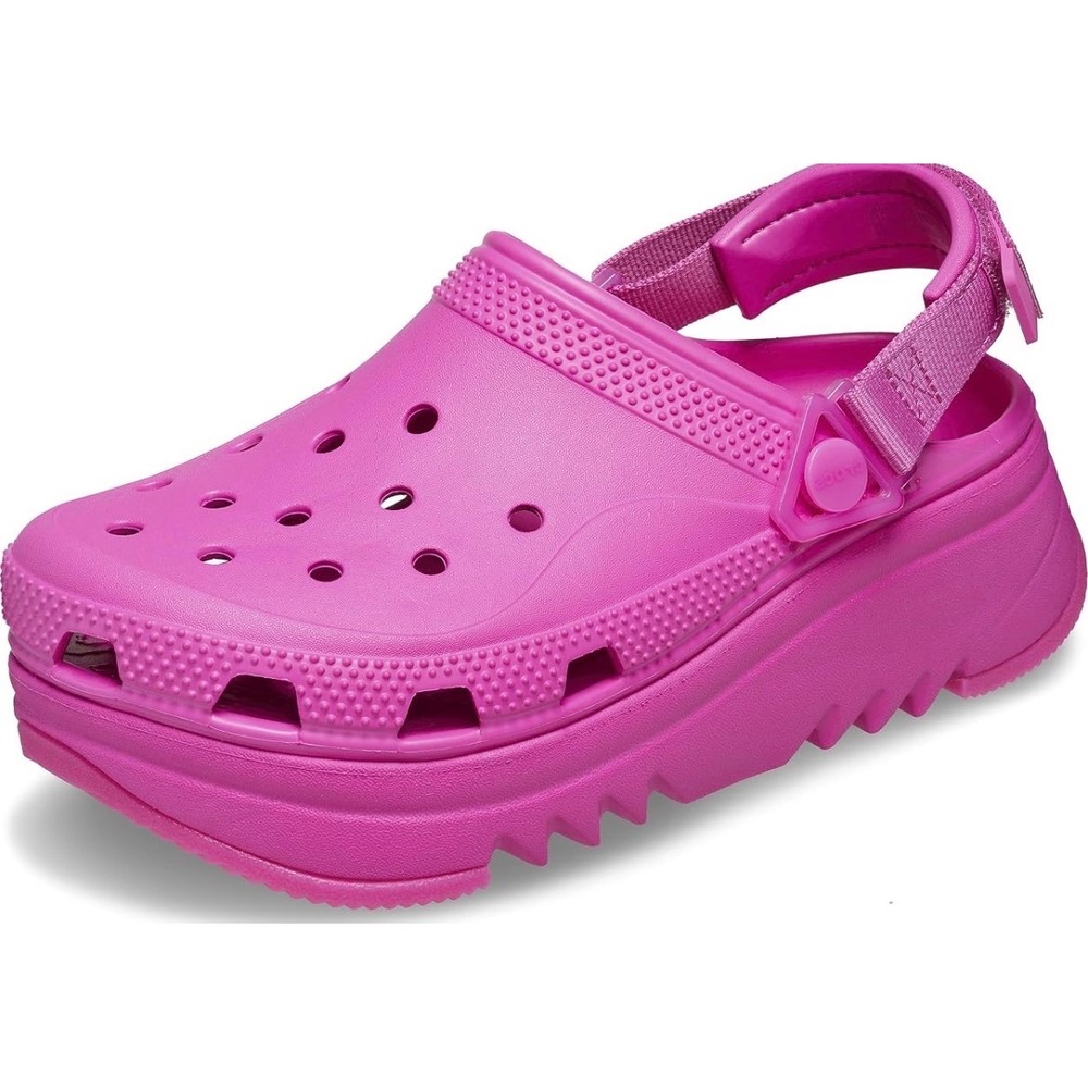 Crocs Hiker Xscape Slip Slingback Platform Chunky Unisex Size 12 Hot Pink Clogs